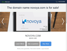 Tablet Screenshot of novoya.com